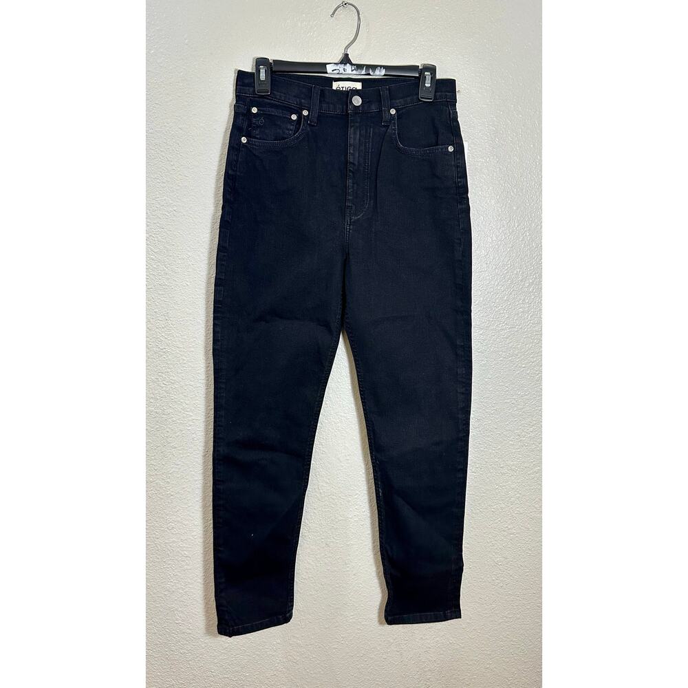 ÉTICA Marcella High Rise Skinny Jeans 27 Tall Onyx Black Sustainable Denim NWT